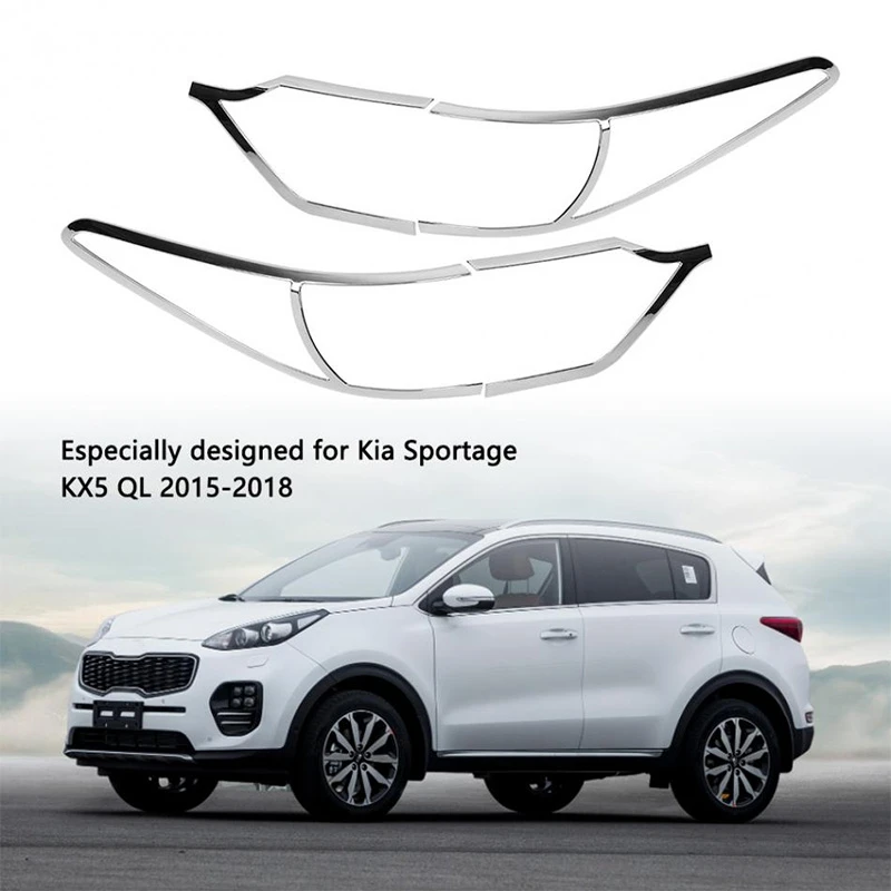 4 шт., Автомобильный задний светильник, декоративная накладка для Kia Sportage KX5 QL,,,, Стайлинг автомобиля