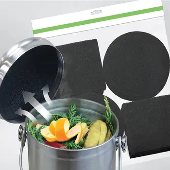 

Replacement Kitchen Compost Odor Absorbing Charcoal Filter Cottondeodorant Black Activated Carbon Yard Waste Bins Accessories
