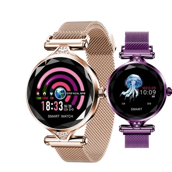

H1 Lady Smart Watch Fashion Women Watch Heart Rate Monitor Fitness Tracker Women Smartwatch Bluetooth Waterproof Smart Bracelet.