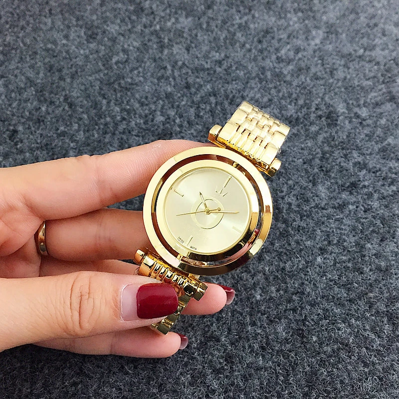 Розовое золото для женщин часы Бизнес Кварцевые дамы лучший бренд Роскошные женские наручные часы Relogio Feminino Fit Pandoraes - Цвет: Gold 2