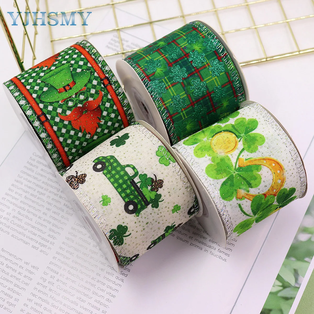 Cow Print Ribbon Grosgrain Cow Ribbon Cow Spot Pattern Wrapping Ribbon  Dairy for Wreath Bow DIY Crafts Party Decorations