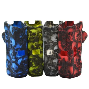 

4colors Protective silicone case for Geekvape Aegis boost skull texture cover anti-slip rubber sleeve skin for aegis boost