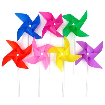 

100 Pieces of Windmill Spinner-Outdoor Decoration Windmill Yard and Garden Windmill Color Ran