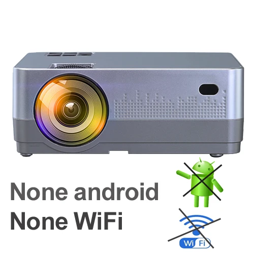 WZATCO H2 3000 люмен HD 720P светодиодный проектор Android 9,0 WiFi Full HD 1080P 4K Мультимедийный lcd Проектор для домашнего кинотеатра - Цвет: H2 No android wifi