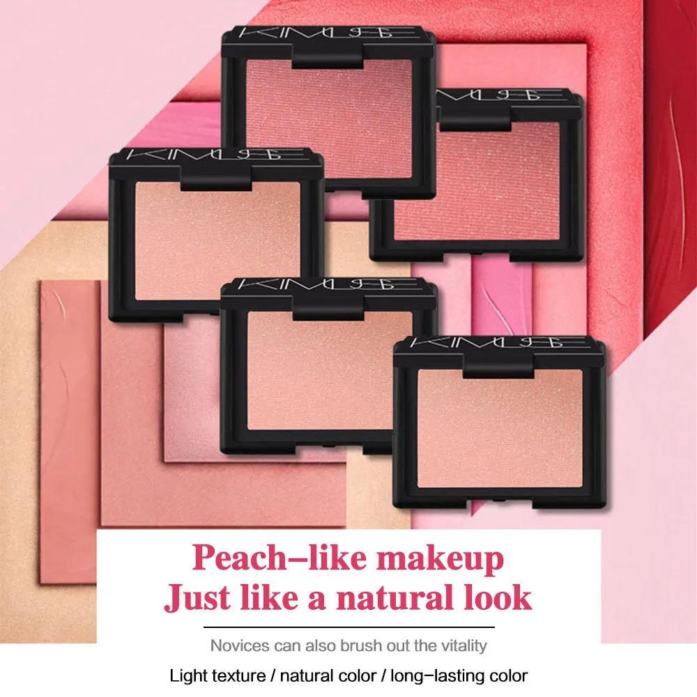 Makeup Face Blusher colorete Face Blusher Powder Cheek Blush Mineral Natural Pigment Contour Palette Cosmetic Beauty Woman Tool
