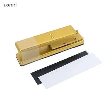 

Guitar Pick Maker Plectrum Punch Cutter Metal with Card Abrasive Paper