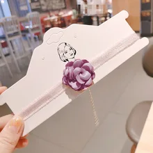  Korean Women Choker Short Necklace Lace Pink Plaid Striped Dot Flower Summer Fresh Vintage Girl Chain Fashion Jewelry 