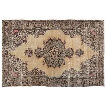 

Handmade Natural Vintage Turkish Area Rug 169x258 Cm-5'7''X8'6''