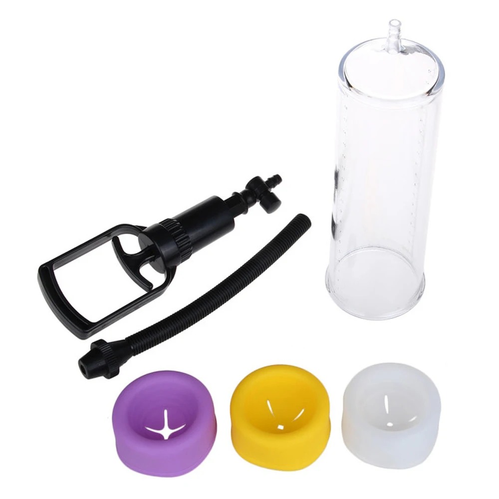 Goede Dick Pomp Met 3 Kleur Siliconen Sleeve, Effectieve Penis Pomp, erectie Penis Extender Phallosan Penis Pomp Sex Toys