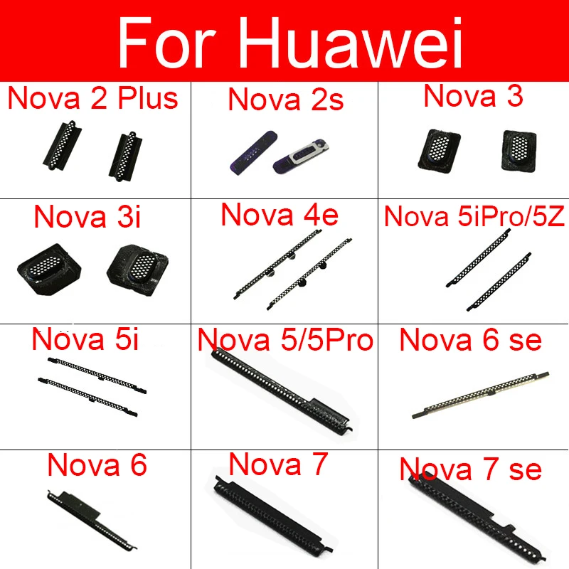 Earpiece Speaker Anti-dust Mesh For Huawei Nova 2 3 4 5 2s 3i 4e 5i Pro Plus Lite 5Z 6 7 SE Ear Dust-proof Grill | Мобильные