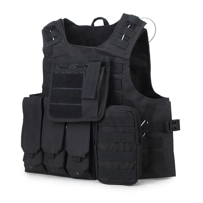 

Military Tactical Vest Molle Combat Assault Plate Carrier Vest Hunting Waistcoat With Mag Pouches Hunting Vests