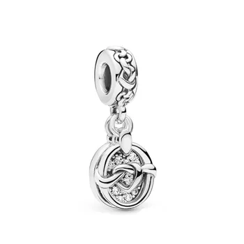 

2019 Mother'S Day New 100%925 Silver Love Charm Beaded Free Package