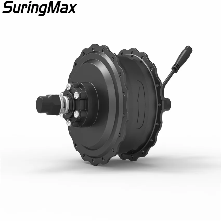 Hub Motor Electric Bicycle, Fat Tire, Beach Bike, Snow Tyre, Ebike Cassette Version, 190mm, 48V Gear, 750W