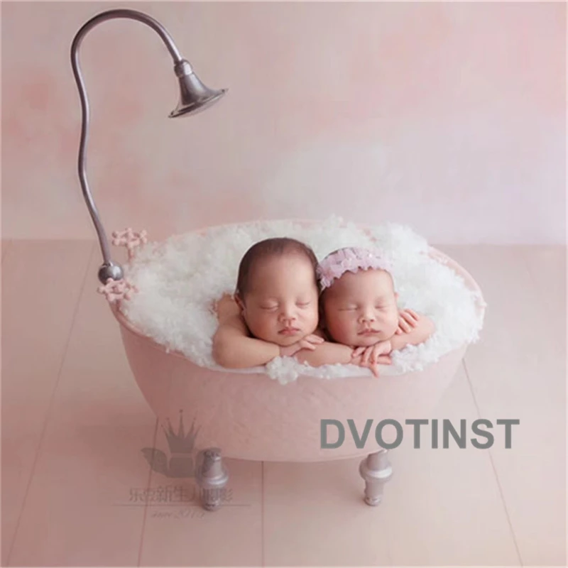 Реквизит для фотосъемки новорожденных Dvotinst железная ванночка душа детской