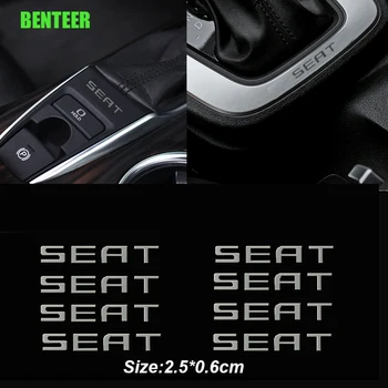 

5pcs Stainless steel Car Sticker for SEAT FR CUPRA LEON IBIZA Tribu Ronda Exeo Cordoba Altea Arosa