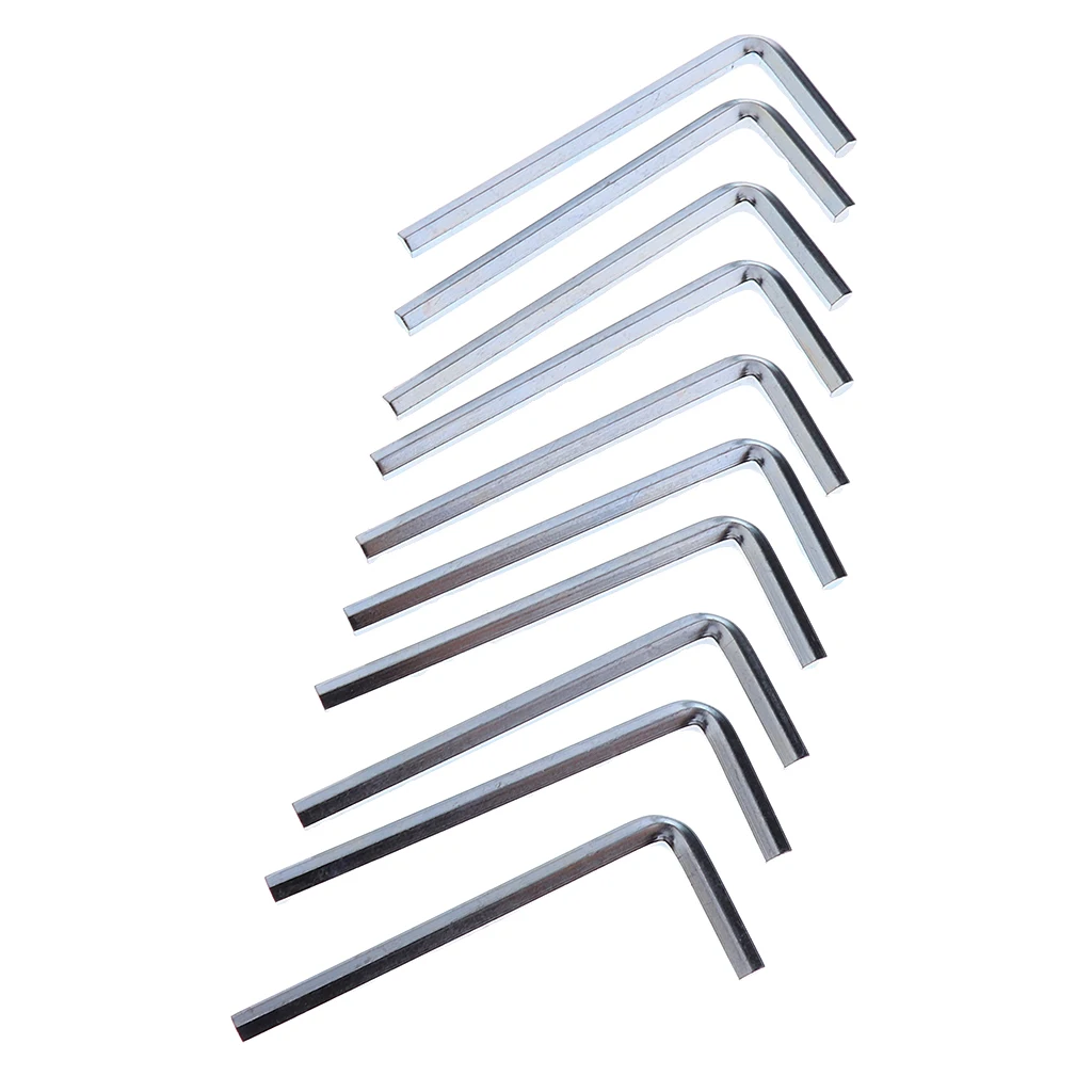 10 Pieces/Pack Functional 4mm Hexagonal Inline Roller Skate L Allen Wrench Hex Key Tool
