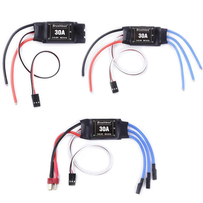 XXD 30A 2 4S ESC бесщеточный контроллер скорости двигателя RC BEC T rex 450 V2 Вертолет лодка