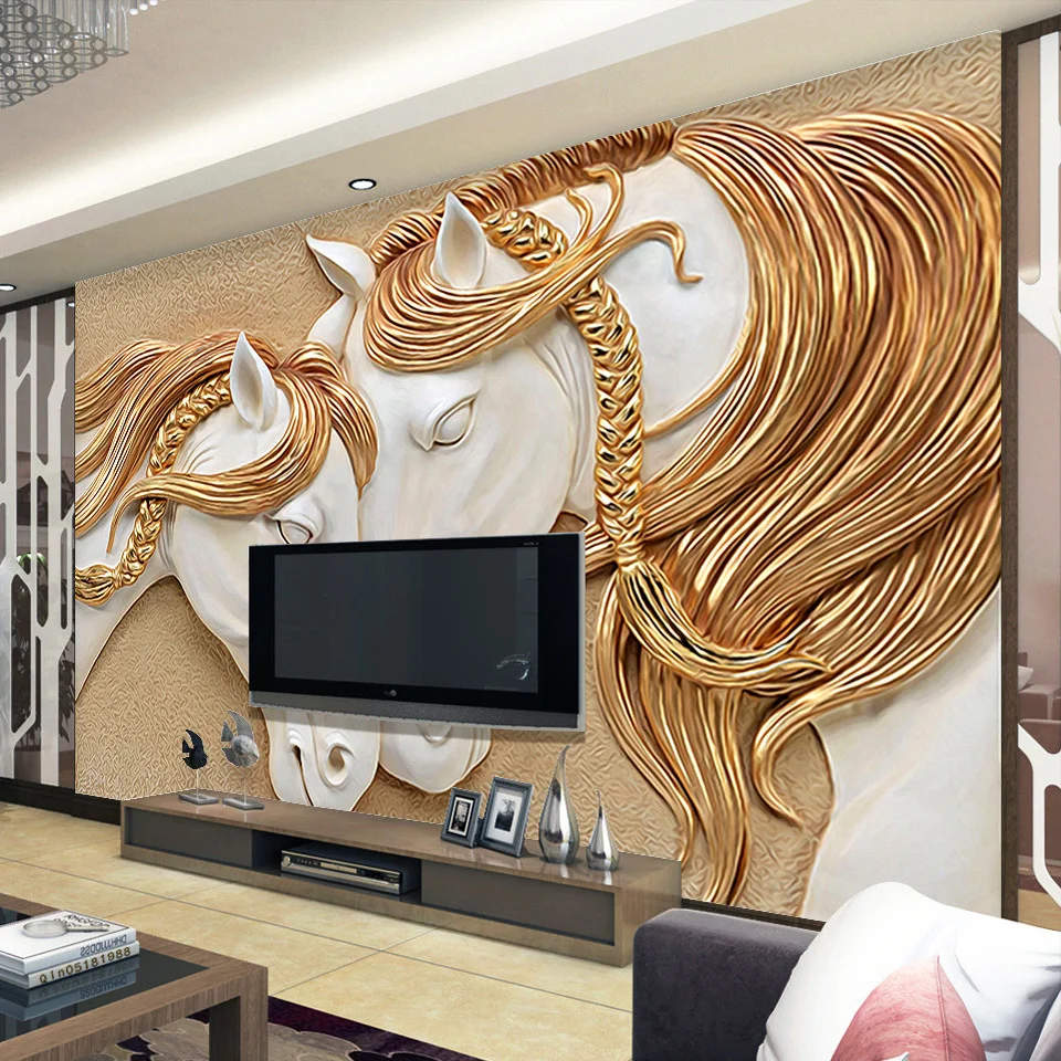 High-Quality-Custom-Photo-Wallpaper-3D-Stereo-Embossed-Horse-Living-Room-TV-Backdrop-Wall-Mural-Art (2)