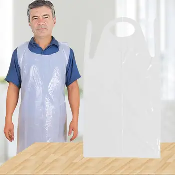 

Disposable PE Aprons Supertouch P.E Plastic Aprons Waterproof Transparent