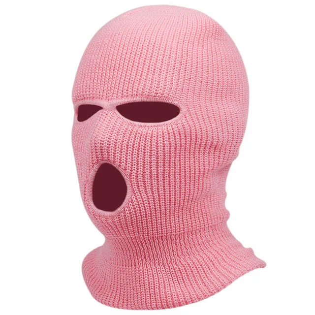 Fashion Broken Heart/Rose Flower Embroidery 3-hole Balaclava Knit Hat Army Tactical CS Winter Ski Riding Mask Beanie Prom Party 