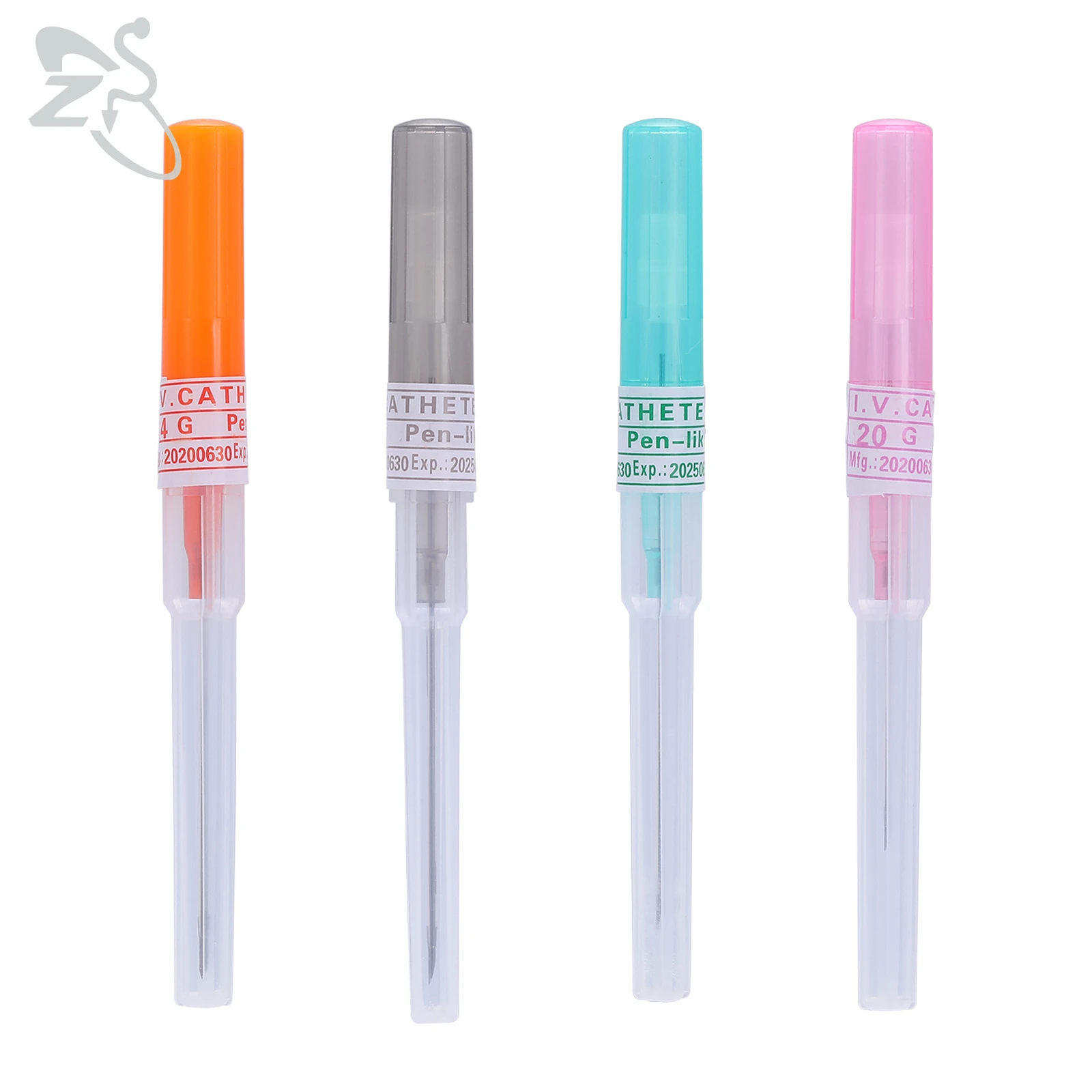 ZS 1 개 14G-20G 외과 강철 바디 피어싱 바늘, 배꼽 귀 헬릭스 배꼽 코 입술 눈썹 혀 피어싱 전문 도구
