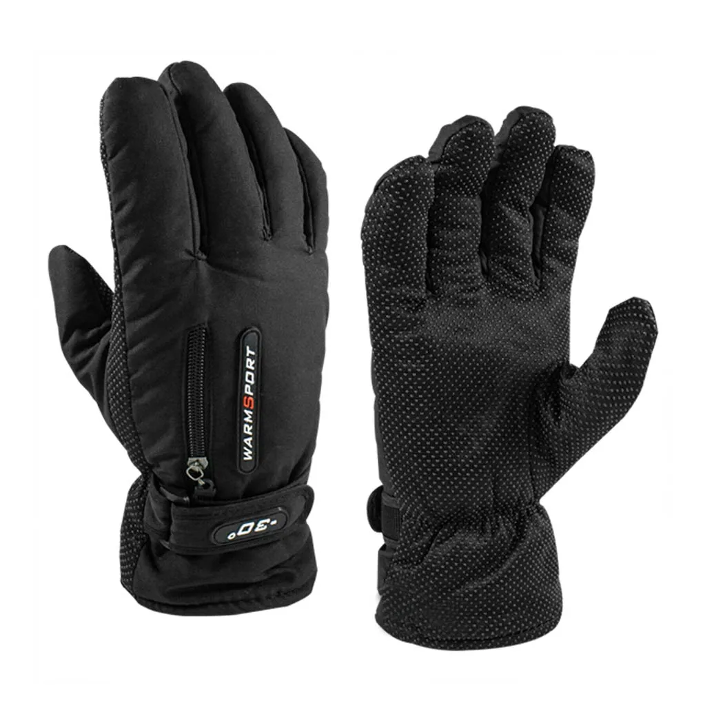 Tanio Zimowe termiczne ciepłe kolarskie rękawiczki do obsługiwania