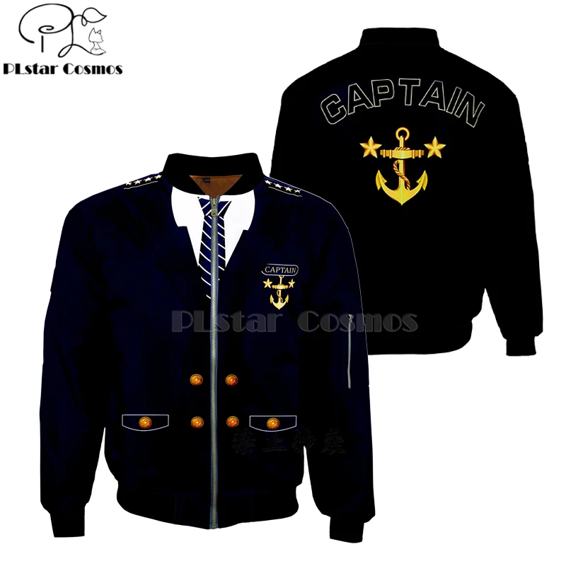 

Party cosplay Costume Cowboy Pirate Captain Prisoner Clown Tuxedo Police Pilot Uniform Naval crew 3D bomber jackets Hoodies-7