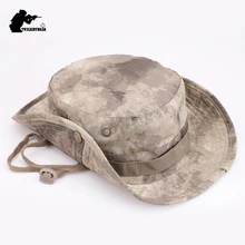 Утолщенная Военная камуфляжная шапка BOONIE, высокое качество, армейская тактическая Кепка, Охотничья походная альпинистская шляпа Мультикам, 20 цветов HY056