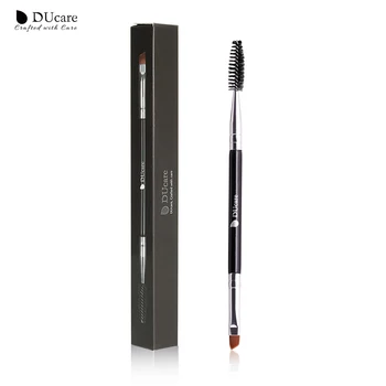 

DUcare New Eyebrow Brush Beauty Makeup Wood Handle Eyebrow Brush Eyebrow Comb Double Ended Brushes Blending Eye Make Up Tools