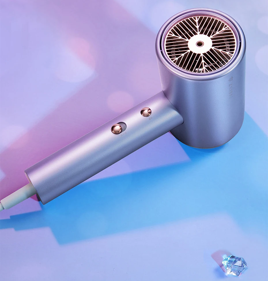 XIAOMI MIJIA zhiбаи HL3 фен для волос 1800 Вт анион вода отрицательных ионов Уход за волосами Профессиональный Быстросохнущий Портативный Фен Диффузор