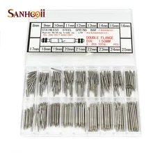 

Stainless Steel Spring Bar 1.5MM Diameter Watch Belt Connectors 18 Size Spring Rod Screws Tools For Watch Gadgets ZM56