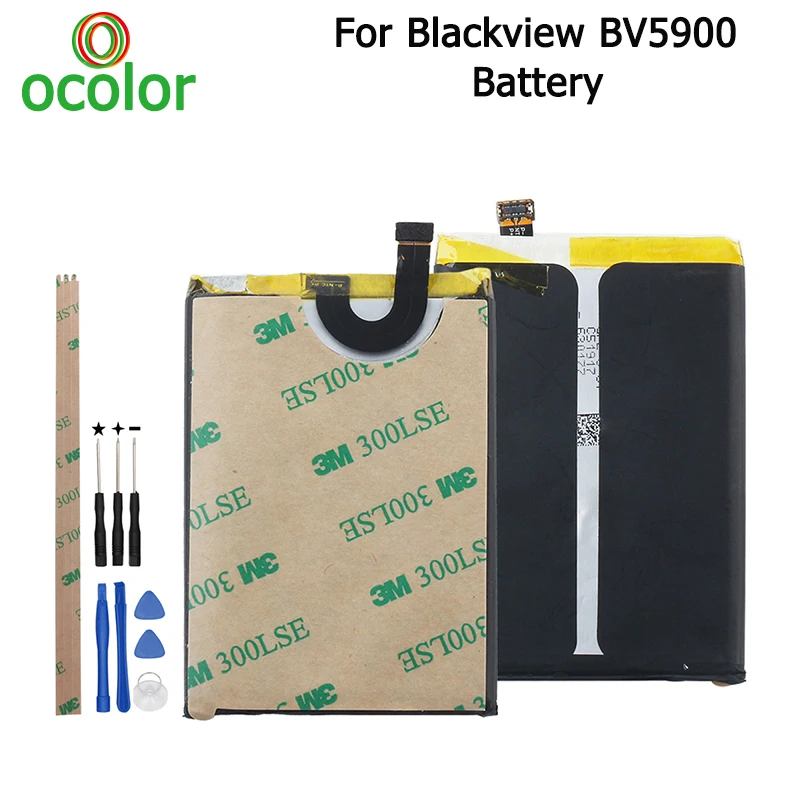 ocolor For Blackview BV5900 Battery 5580mAh Replacement Backup Battery