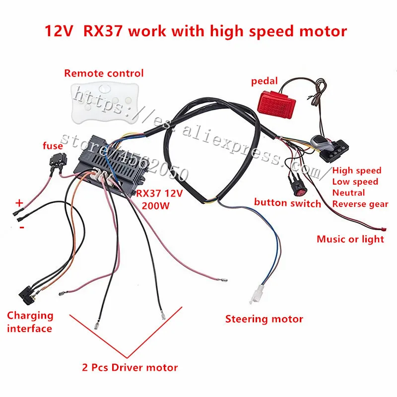 Children Electric Car Diy Modified Remote Controller, 46 OFF