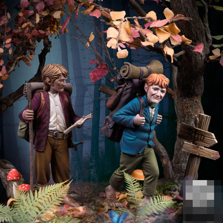 1/24 начинается приключение фигурка модели из смолы GK несобранный и Неокрашенный