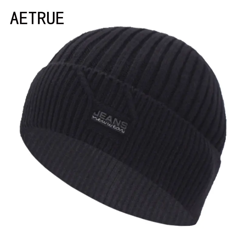 

Brand Skullies Beanies Men Winter Hats For Men Cap Winter Knitted Hat Male Bonnet Homme Mask Solid Women Winter Beanie Hat Cap