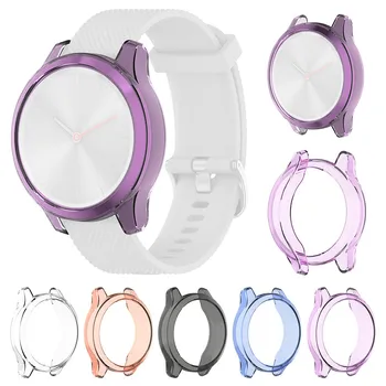 

Clear TPU Protector Bumper Watch Frame Case Cover for Garmin Vivomove 3S Style Silicone Shockproof Protective Shell