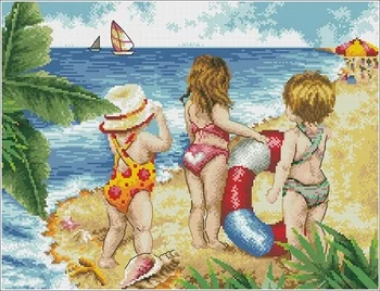 

21-STC magazine Summer Story Counted Cross Stitch 11CT 14CT 18CT DIY Cross Stitch Kits Embroidery Needlework Sets