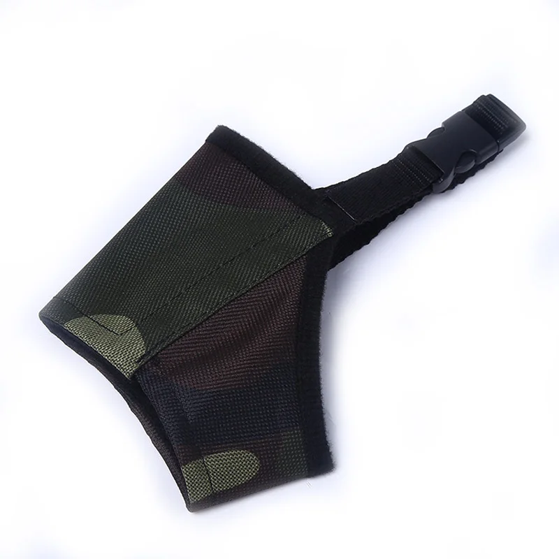 Camouflage Pet Регулируемый домашних животных дышащая ткань Оксфорд безопасности мордочка маска намордник против лая, укусов мягкий рот мордочка уход против остановки жевания черный - Цвет: Camouflage
