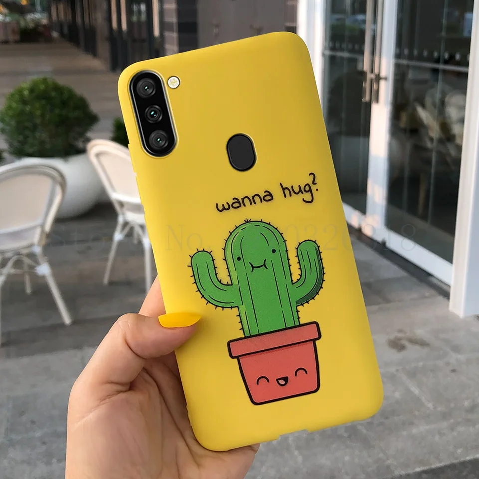 Shockproof Cartoon Silicone Phone Case For Samsung Galaxy A11 A 11 SM-A115F/DS 6.4