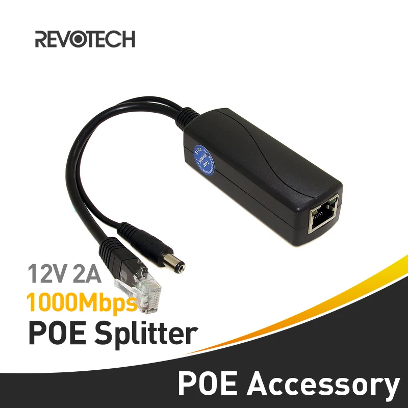 Разветвитель PoE на выходе 12 В 2 А со стандартом IEEE 802.3af/at и разъемом 10/100/1000 м Power over Ethernet для IP камеры 5 5x2 1