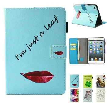 

Case for iPad Mini 1 2 3 4 7.9 inch Colorful Print Leather Folio Card Holder Smart Stand Tablet Cover for Apple iPadMini 1 2 3 4