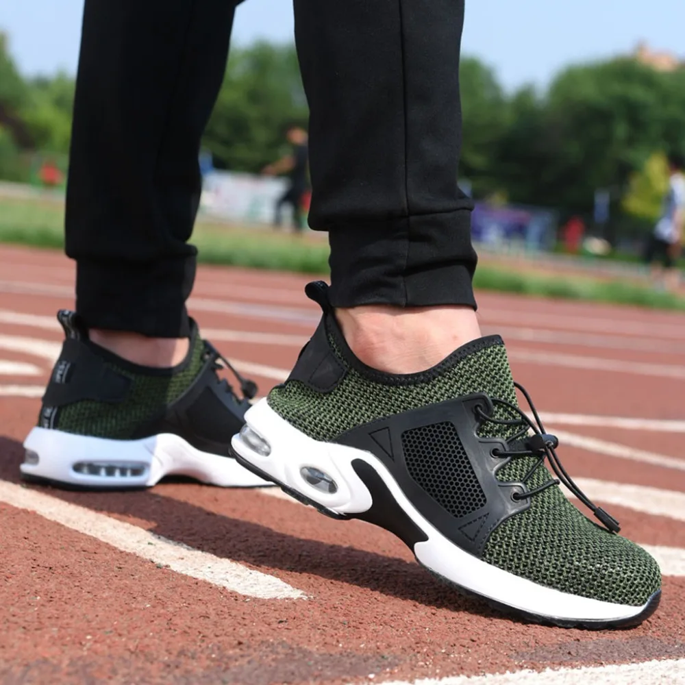 Men's training shoes steel head anti-breaking sports shoes breathable sneakers wear-resistant 2019 safety work sneakers 40J26 (7)