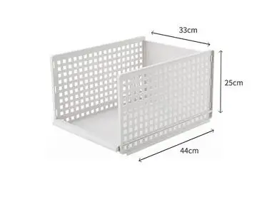 1pc-large Многоразмерный органайзер для одежды, многослойная домашняя коробка для хранения, органайзер для одежды, полка для носков, pf8315 - Цвет: 1pc-large
