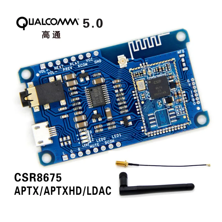 Bluetooth Audio Module CSR8675 lossless LDAC Bluetooth V5.0 low power consumption PCM5102A decoding APTX/APTXLL/APTXHD