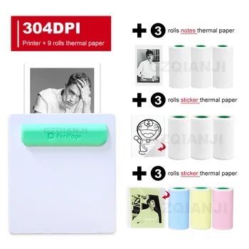 

New Arrival PhotoThermal Printer Free Appp Mini Pocket Receipt Printer 58mm for android iOS phone with AR / Power Bank Function