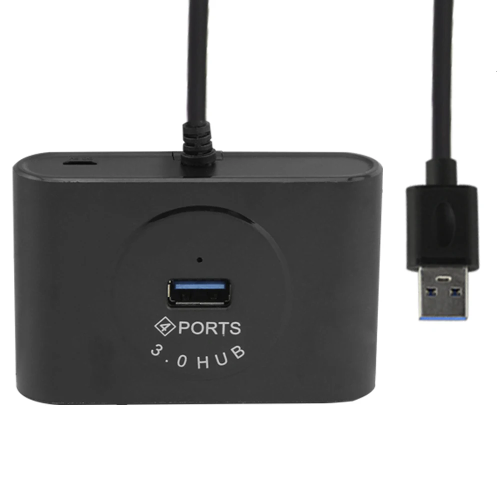 Usb 3,0 концентратор мульти Usb3.0 хаб 4 порта сплиттер адаптер с Светодиодный индикатор портативный компьютер аксессуары для ПК ноутбук Macbook Pro