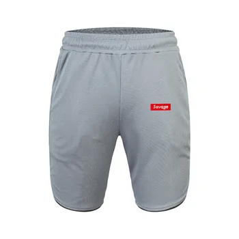 

Men's summer new cotton shorts men's loose shorts fitness bodybuilding jogging men's brand durable breathable sports pants fitne