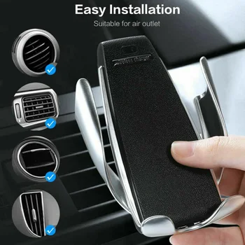 

Car Wireless Charger Charging Phone Holder Mount Fit For Apple IPhone 8/8 Plus
