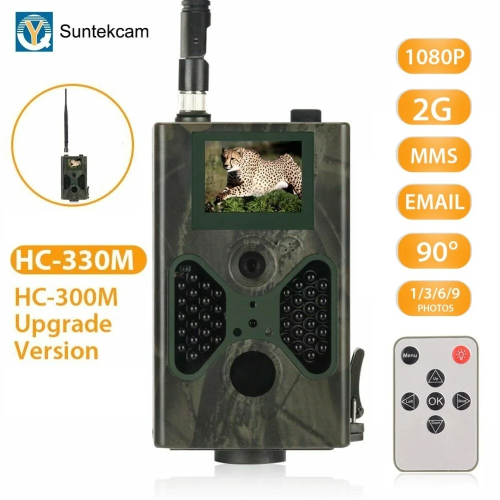 Hunting Trail Camera 2G Wireless 16MP 1080P Night Vision Wildlife Photo Trap HC330M