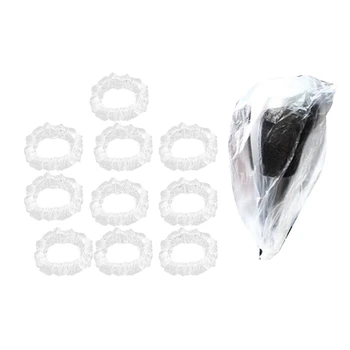 

350 Pcs Universal Disposable Plastic Covers: 250 Pcs Car Steering Wheel Cover & 100 Pcs Car Shifting Lever Cover